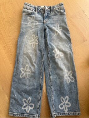 abercrombie kids Light Blue Floral-Print Jeans